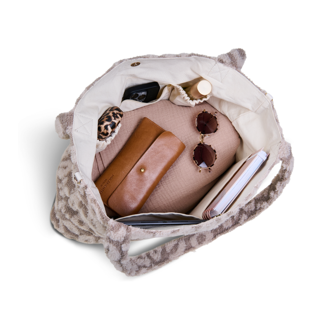 Mom-Bag Premium Teddy leo/taupe