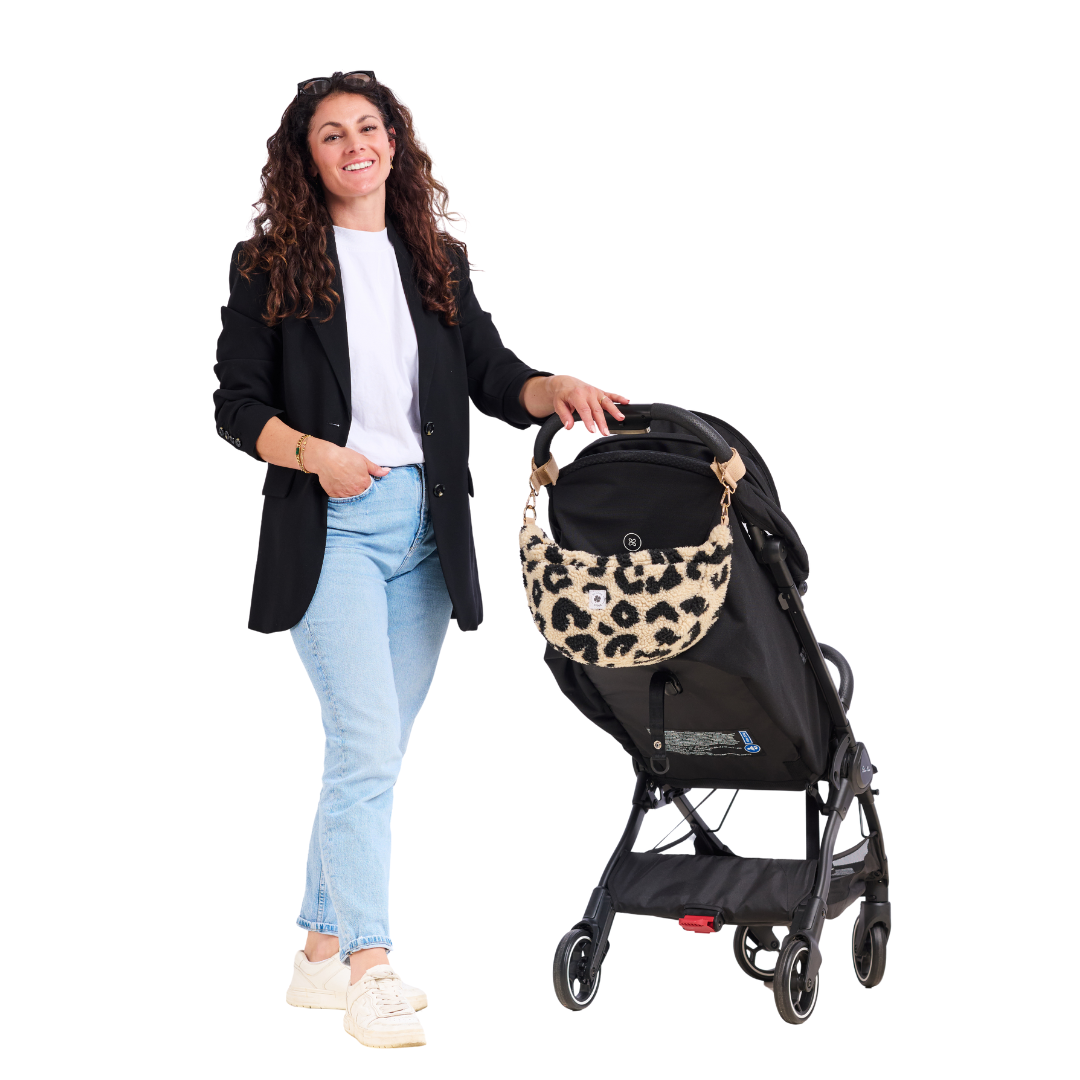 Moon Bag Teddy leo ecru