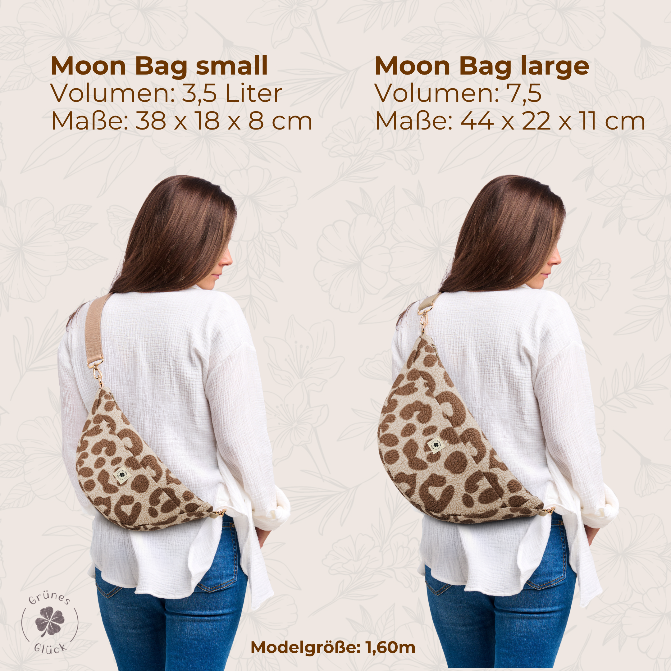 Moon Bag Teddy leo braun (large)