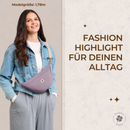 Moon Bag Canvas lila (small)