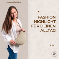 Moon Bag Canvas taupe (small)