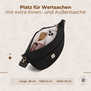 Moon Bag Canvas schwarz (small)