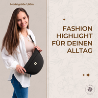 Moon Bag Canvas schwarz (small)