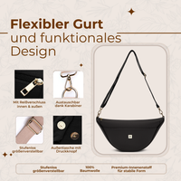 Moon Bag Canvas schwarz (large)