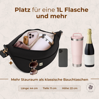 Moon Bag Canvas schwarz (large)