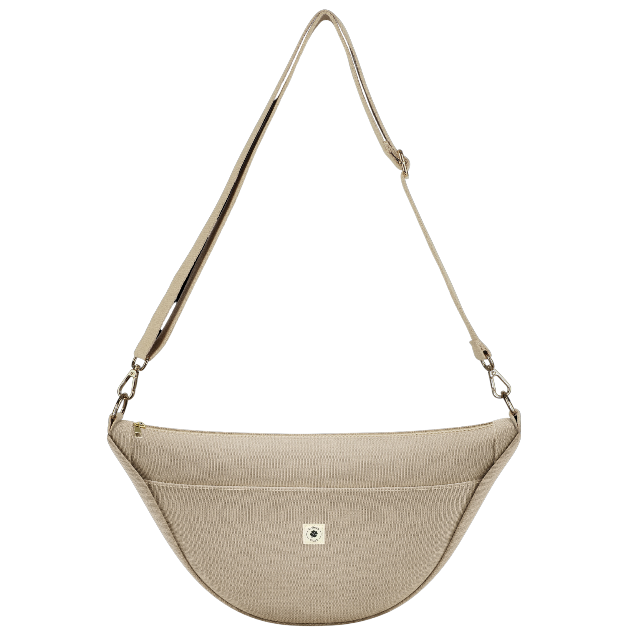 Moon Bag Canvas taupe (large)