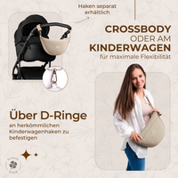 Moon Bag Canvas taupe (large)