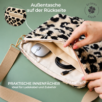 Teddy Laptoptasche 13–14 Zoll leo ecru