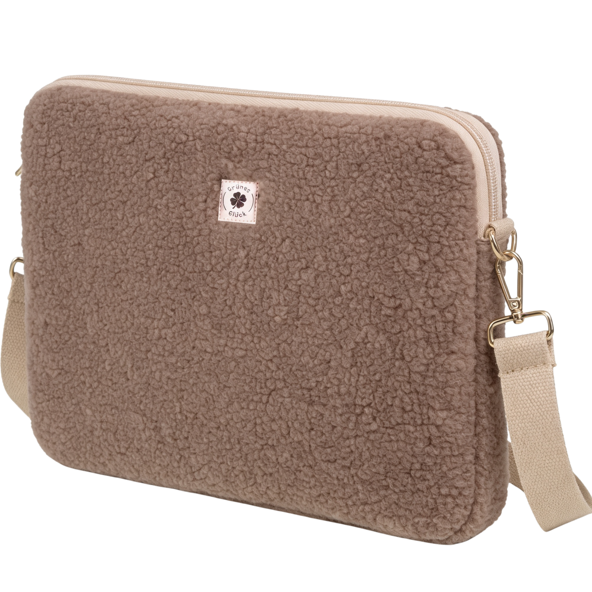 Teddy Laptoptasche 13–14 Zoll taupe