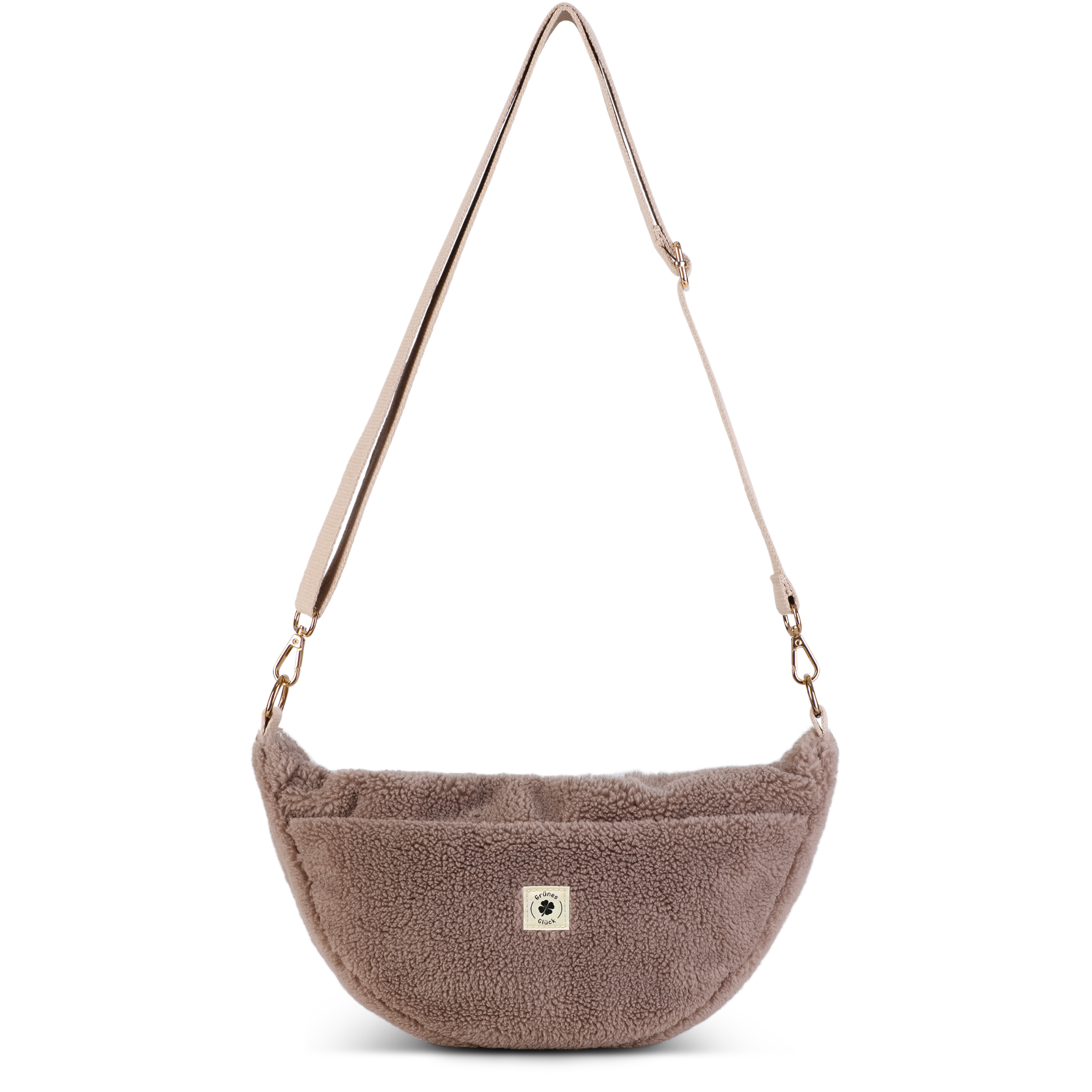 Moon Bag Teddy taupe (small)