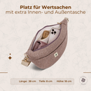 Moon Bag Teddy taupe (small)
