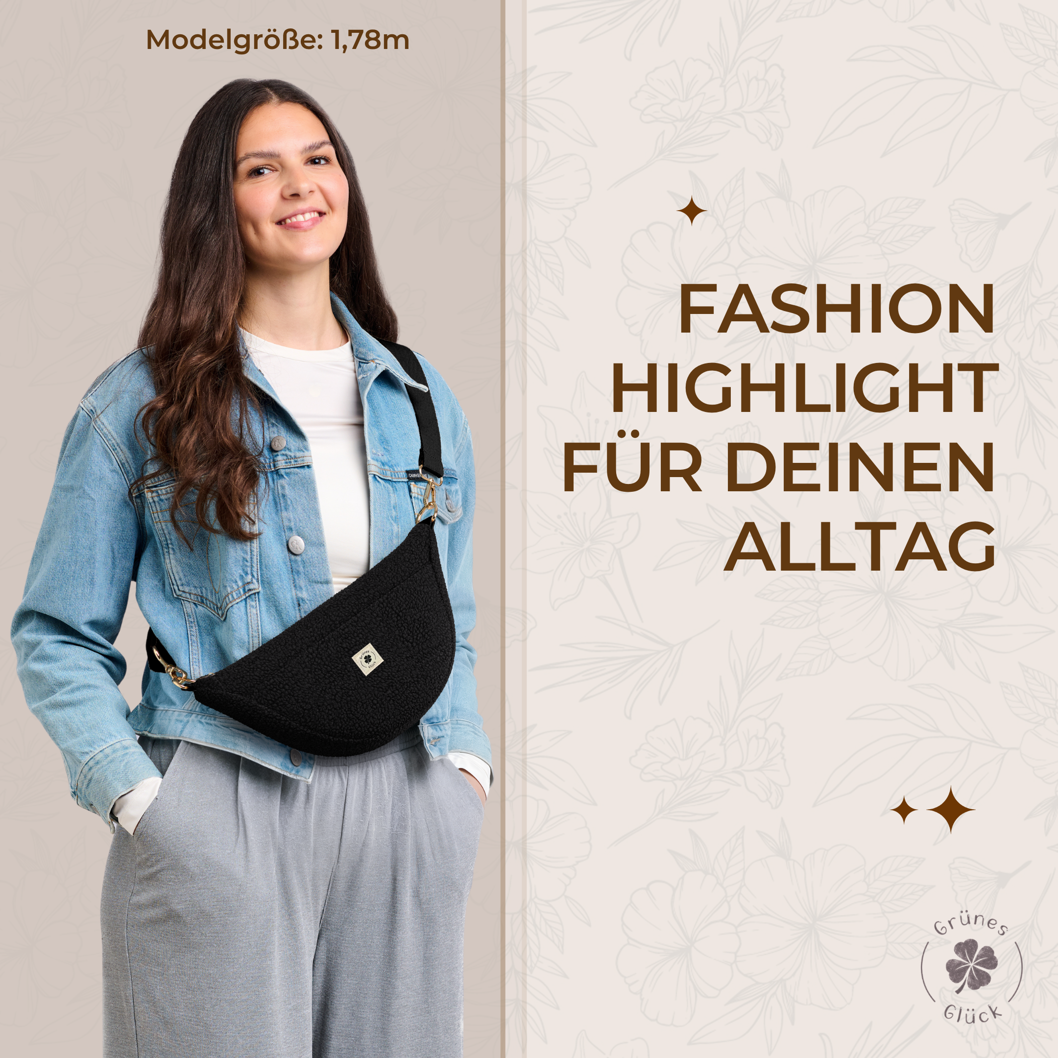 Moon Bag Teddy schwarz (small)