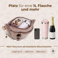Moon Bag Teddy taupe (large)
