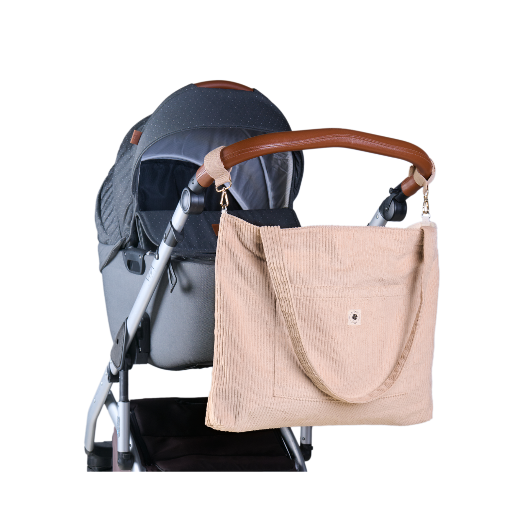 Mom-Bag premium Cord creme