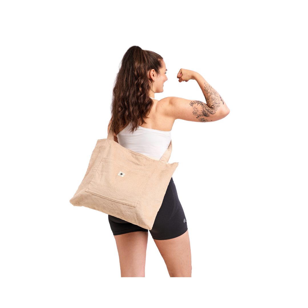 Mom-Bag premium Cord creme