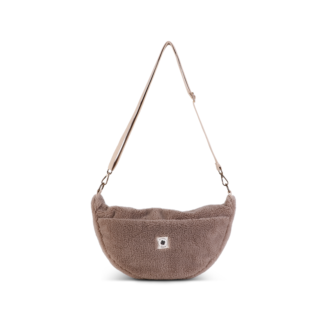 Moon Bag Teddy taupe