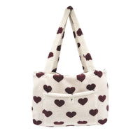 Mom-Bag Premium Teddy rote Herzen