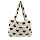 Mom-Bag Premium Teddy braune Herzen (Kopie)