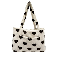 Mom-Bag Premium Teddy braune Herzen (Kopie)