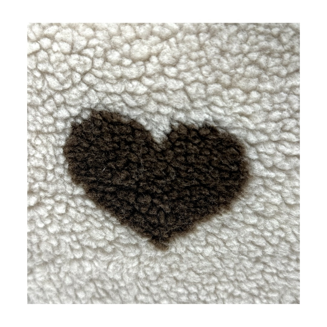 Mom-Bag Premium Teddy braune Herzen (Kopie)